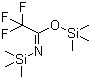N,O-双(三甲基硅基)三氟乙酰胺分子结构 (CAS 21149-38-2)