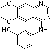 structure of CAS# 211555-08-7, 3-[(6,7-Dimethoxy-4-quinazolinyl)amino]phenol;Janex 3; WHI-P 180