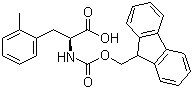 structure of CAS# 211637-75-1, Fmoc-2-methyl-L-phenylalanine;Fmoc-Phe(2-Me)-OH; Fmoc-L-2-Methylphe; Fluorenylmethoxycarbonyl-L-2-methylphenylalanine