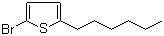 2-Bromo-5-hexylthiophene molecular structure (CAS 211737-28-9)
