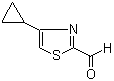 4-Cyclopropylthiazole-2-carbaldehyde molecular structure (CAS 211942-97-1)