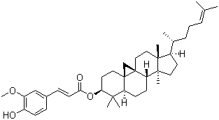 Cycloartenol ferulate molecular structure (CAS 21238-33-5)