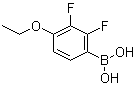 B-(4-Ethoxy-2,3-difluorophenyl)boronic acid molecular structure (CAS 212386-71-5)