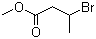 3-溴丁酸甲酯分子结构 (CAS 21249-59-2)