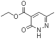 structure of CAS# 2125-90-8, 2,3-Dihydro-6-methyl-3-oxo-4-pyridazinecarboxylic acid ethyl ester