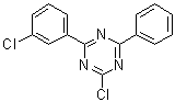 2-Chloro-4-(3-chlorophenyl)-6-phenyl-1,3,5-triazine molecular structure (CAS 2125473-29-0)