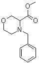 4-(Phenylmethyl)-3-morpholinecarboxylic acid methyl ester molecular structure (CAS 212650-44-7)