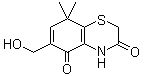 4,8-Dihydro-7-(hydroxymethyl)-8,8-dimethyl-2H-1,4-benzothiazine-3,5-dione molecular structure (CAS 212701-97-8)