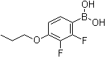structure of CAS# 212837-49-5, 2,3-Difluoro-4-propyloxyphenylboric acid