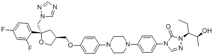 Posaconazole Impurity 70 molecular structure (CAS 213381-02-3)