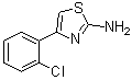2-Amino-4-(2-chlorophenyl)thiazole molecular structure (CAS 21344-90-1)