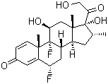 结构式 CAS# 2135-17-3, 氟米松; 双氟美松