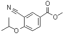 3-Cyano-4-isopropoxybenzoic acid methyl ester molecular structure (CAS 213598-11-9)