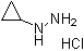 环丙基肼单盐酸盐分子结构 (CAS 213764-25-1)