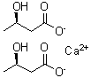 (3R)-3-羟基丁酸钙分子结构 (CAS 2138463-93-9)