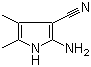 2-氨基-3-氰基-4,5-二甲基吡咯分子结构 (CAS 21392-51-8)