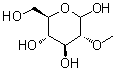 Methyl 2-D-glucopyranoside molecular structure (CAS 2140-41-2)