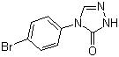 4-(4-Bromophenyl)-2,4-dihydro-3H-1,2,4-triazol-3-one molecular structure (CAS 214117-50-7)