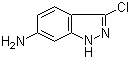 6-Amino-3-chloroindazole molecular structure (CAS 21413-23-0)