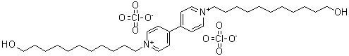 1,1'-Bis(11-hydroxyundecyl)-4,4'-bipyridinium diperchlorate (salt) molecular structure (CAS 214207-81-5)
