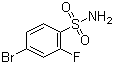 结构式 CAS# 214210-30-7, 4-溴-2-氟苯磺酰胺