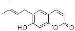7-去甲基软木花椒素分子结构 (CAS 21422-04-8)