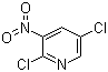 structure of CAS# 21427-62-3, 2,5-Dichloro-3-nitropyridine