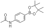 4-乙酰氨基苯硼酸频哪醇酯分子结构 (CAS 214360-60-8)