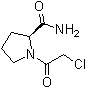 (S)-1-(2-Chloroacetyl)pyrrolidine-2-carboxamide molecular structure (CAS 214398-99-9)