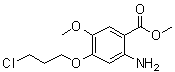 2-Amino-4-(3-chloropropoxy)-5-methoxybenzoic acid methyl ester molecular structure (CAS 214470-59-4)