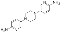 5,5'-(Piperazine-1,4-diyl)bis(pyridin-2-amine) molecular structure (CAS 2144748-14-9)