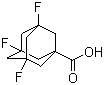 3,5,7-三氟金刚烷-1-羧酸分子结构 (CAS 214557-89-8)