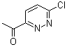 3-乙酰基-6-氯哒嗪分子结构 (CAS 214701-31-2)