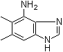 5,6-Dimethyl-1H-benzimidazol-4-amine molecular structure (CAS 21472-09-3)