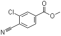 3-Chloro-4-cyanobenzoic acid methyl ester molecular structure (CAS 214759-66-7)