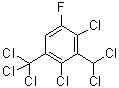 2,4-Dichloro-3-(dichloromethyl)-1-fluoro-5-(trichloromethyl)benzene molecular structure (CAS 214774-60-4)