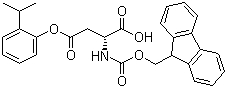 Fmoc-D-Asp(OPp)-OH  molecular structure (CAS 214852-39-8)