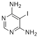 5-碘嘧啶-4,6-二胺分子结构 (CAS 214907-09-2)