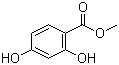 结构式 CAS# 2150-47-2, 2,4-二羟基苯甲酸甲酯