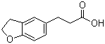 2,3-Dihydro-1-benzofuran-5-propanoic acid molecular structure (CAS 215057-28-6)