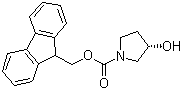 (S)-1-FMOC-3-Pyrrolidinol molecular structure (CAS 215178-38-4)
