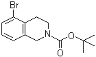 5-Bromo-3,4-dihydro-1H-isoquinoline-2-carboxylic acid tert-butyl ester molecular structure (CAS 215184-78-4)