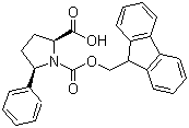 Fmoc-(2S,5R)-5-Phenylpyrrolidine-2-carboxylic acid molecular structure (CAS 215190-21-9)