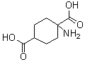1-Amino-1,4-cyclohexanedicarboxylic acid molecular structure (CAS 215229-17-7)