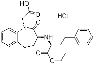 Benazepril hydrochloride molecular structure (CAS 215447-89-5)