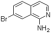 7-Bromo-1-isoquinolinamine molecular structure (CAS 215453-53-5)