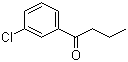 1-(3-氯苯基)-1-丁酮分子结构 (CAS 21550-08-3)
