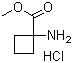 structure of CAS# 215597-35-6, 1-Aminocyclobutanecarboxylic acid methyl ester hydrochloride