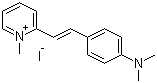 structure of CAS# 2156-29-8, 2-[4-(Dimethylamino)styryl]-1-methylpyridinium iodide