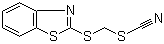 2-(Thiocyanatomethylthio)benzothiazole molecular structure (CAS 21564-17-0)